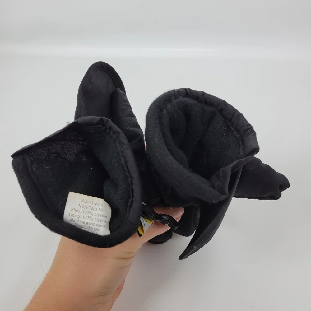 N'ice Caps Thinsulate Insulation 40g Warm Snow Mittens Sz 1-2years
